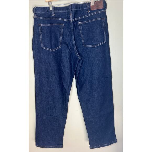 L.L. Bean Flannel Lined Jeans Square Rigger Traditional Fit NWT Mens 37 x 29 - Picture 8 of 10